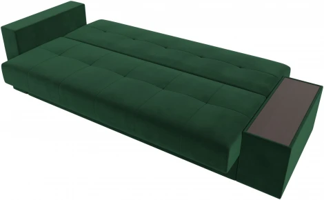 Диван-книжка Лига-020 стол справа (Зеленый,Бежевый/Велюр) Лига Диванов арт.118480