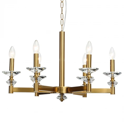 Подвесная люстра Stilfort Albert 1048/03/06P (220V, на цепи, свеча)