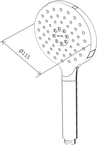 Душевая лейка Am.Pm Tender F0245A000
