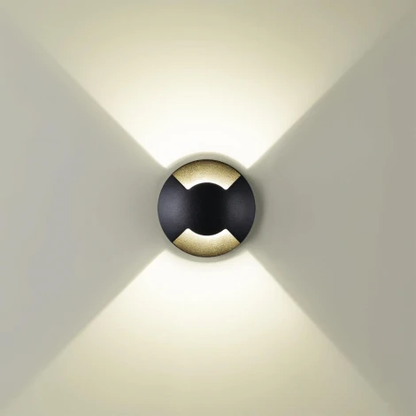 Встраиваемый грунтовый светильник Odeon Light Wald 6662/2GL3 черный/металл IP67 LED 3W 3000K 12V/24V (круглые)