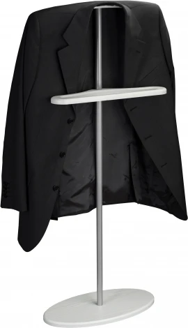 Вешалка костюмная Дэви 3 металлик/белый от фабрики Mebelik