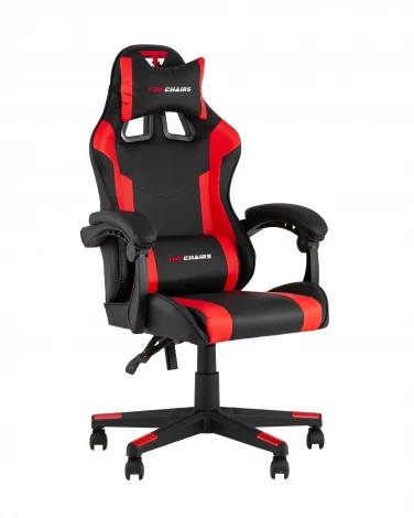 Кресло спортивное TopChairs Commander черно-красный арт.УТ000039477