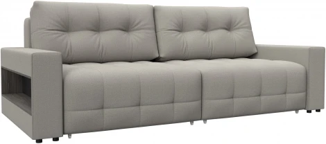 Диван прямой с полками Лига-053 НПБ Лига Диванов (Рогожка) арт.128884