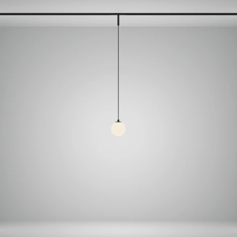 Трековый светильник магнитный 5W 48V Maytoni Luna TR178-1-5WTW-B (LED, шар)