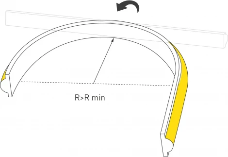 Светодиодная лента герметичная MonLIGHT-TOP-M280-10x5mm 24V Warm2700 (15 W/m, IP65, 5m, wire x1) (Arlight, Вывод прямой, 3 года) 041523