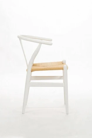 Интерьерный стул Wishbone Белый