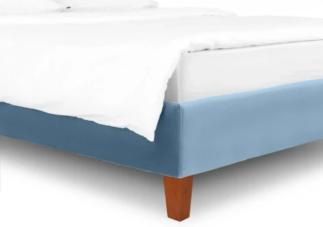 Кровать Queen II Victoria L 1600 ОГОГО (арт.663246), (Ткань/Голубой)