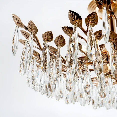 Подвесная люстра хрустальная Modelux MODELUX ML.6747.6 GD