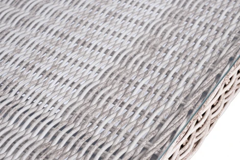 Обеденная группа плетеная на 6 персон, цвет бежевый 4SIS Катания KATS2C4T-6-SET beige