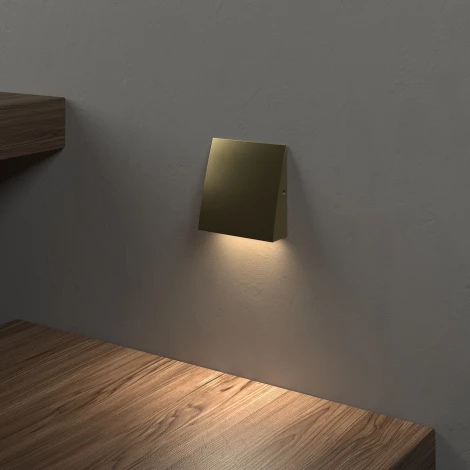 Подсветка светодиодная для лестниц встраиваемая Elektrostandard Wally 40159/LED 3000K Латунь