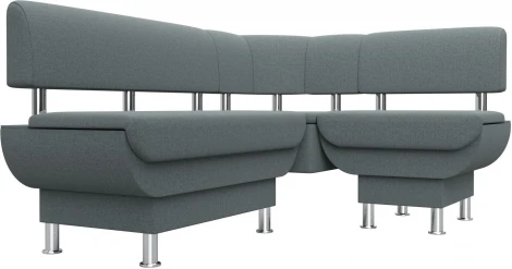 Диван кухонный угловой Альфа правый угол Лига Диванов (Рогожка) арт.123816