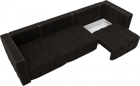 Диван прямой Лига-052 НПБ Лонг Лига Диванов (Велюр) арт.128790