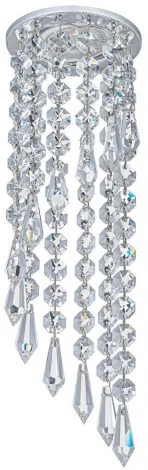 Встраиваемый светильник хрустальный Dio D'Arte Osimo Nickel GU10.5.14.8.711 N