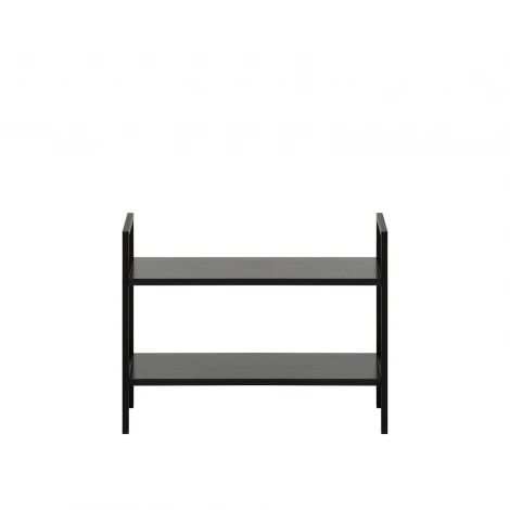 Стеллаж Leset Стилвуд 22 широкий, 2 полки 4687207095785 Металл, Черный