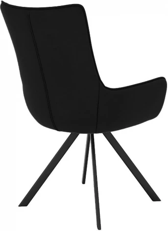 Стул DikLine 289 поворотный К21 черный, ножки черные арт.00-00074690