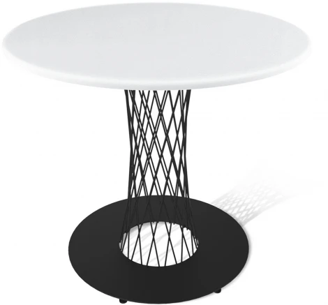 Стол SHT-TU3-1/80 МДФ черный муар/белый Sheffilton SHT-TU3-1 8422118701