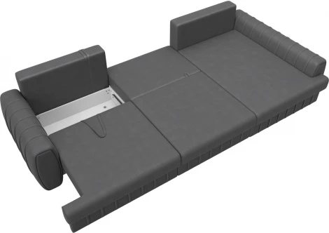 Диван угловой Лига-057 НПБ Лонг угол правый Лига Диванов (Замша) арт.129314