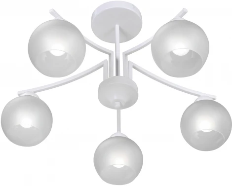 Потолочная люстра на штанге V4286-0/5PL Vitaluce (220V, шарики)