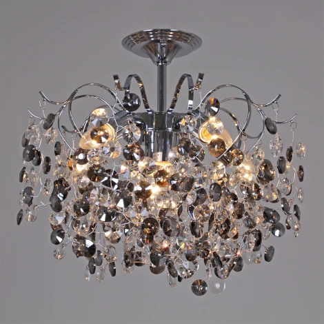 Потолочная люстра хрустальная на штанге Reluce 02387-0.3-5+2 CR (220V)