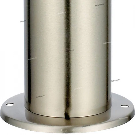 Столб уличный светодиодный Horoz Mimoza, 1 плафон, никель с прозрачным