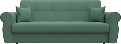 Диван-книжка Лига-019 (Зеленый/Рогожка) Лига Диванов арт.124988