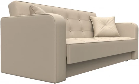 Диван-книжка Тур (Бежевый/Экокожа) Лига Диванов арт.121787