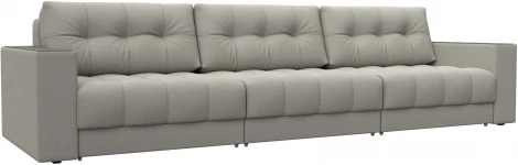 Диван прямой с декором Лига-049 НПБ Лонг Лига Диванов (Рогожка) арт.128416