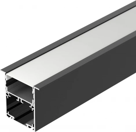 Профиль SL-LINIA52-3L-F-2000 ANOD BLACK (Arlight, Алюминий) 044685