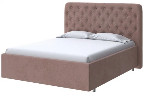 PROxSON Кровать Classic Large (Ткань: Велюр Ultra Горячий шоколад) 80x190