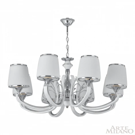 Подвесная люстра Arte Milano Florentia-9247 309247/8 Wh/Ni (220V, на цепи)