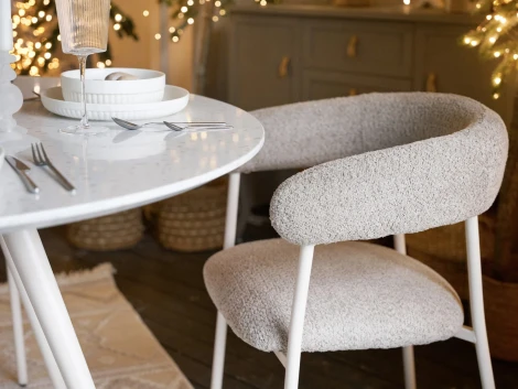 Комплект стульев Salma 2 шт. ОГОГО Обстановочка! 966606 (Металл,Мех/Светло-коричневый)