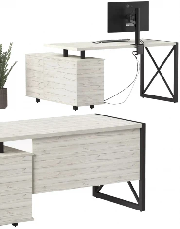 Стол рабочий универсальный Калифорния Хардвиг СР01 ЛДСП Юта 5079782303