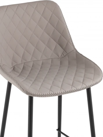 Стул барный Arch экокожа серый Stool Group арт.УТ000039351