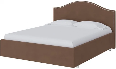 PROxSON Кровать Classic (Ткань: Велюр Forest 514 Светло-коричневый) 90x200
