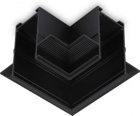 Коннектор угловой для встраиваемого магнитного шинопровода Ambrella TRACK SYSTEM GL1040