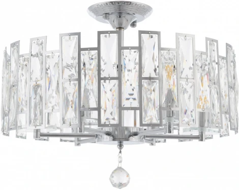 Потолочная люстра хрустальная на штанге Arte Milano Sorrento-4209 374209/6/80/470 CR (220V)