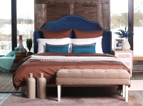 Банкетка Adel ОГОГО (арт.334216), (Ткань/Оранжевый)