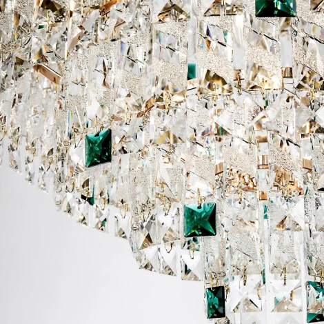 Подвесная люстра хрустальная Modelux MODELUX ML.2315.12 GD