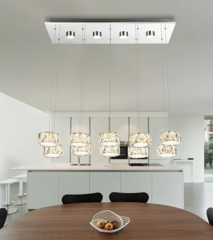 Подвесной светильник Globo Amur 49350-92H (LED, 220V, на проводе, круглые)