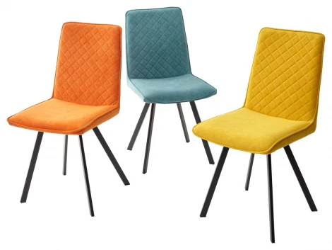 Стул PAINT, цвет B15 Мята, велюр / черный каркас