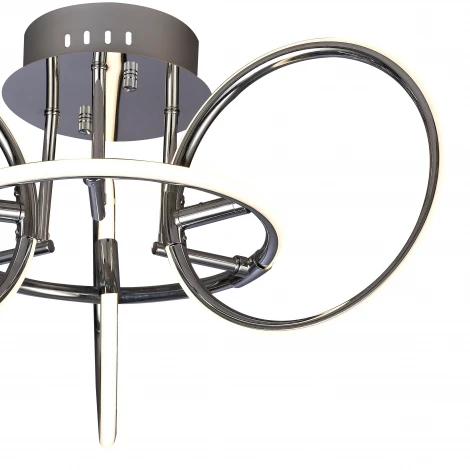 Потолочная люстра Mantra Aros 5756 (регулировка яркости, LED, 220V, диммер, пульт управления, кольцо)