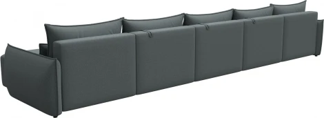 Диван п-образный Лига-051 НПБ МегаЛонг Лига Диванов (Рогожка) арт.128674