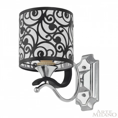 Бра Arte Milano Florentia-4957 304957/1W Bk/Ni (220V)