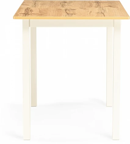 Стол деревянный Woodville Аркон 110(130)х68х75 дуб вотан / белый арт.611355