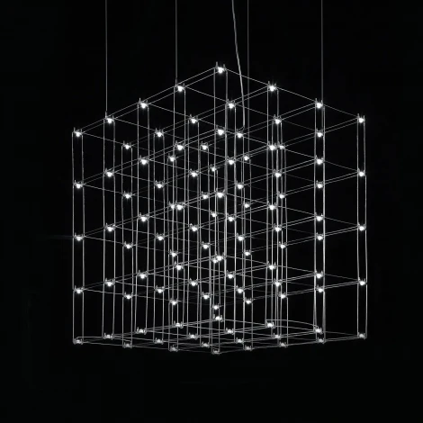 Подвесная люстра Quasar Cosmos Square LED pendant light ImperiumLoft 40,244 (252288-22)