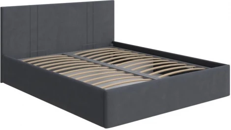 PROxSON Кровать Helix с бельевым ящиком (Ткань: Рогожка Тетра Графит) 180x200