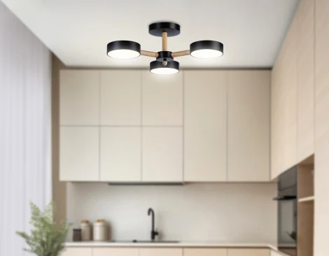 Потолочная люстра на штанге светодиодная с пультом Ambrella Comfort FL4823