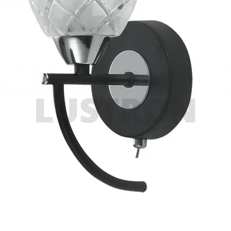 Бра IDLamp Rosalba 381/1A-Blackchrome