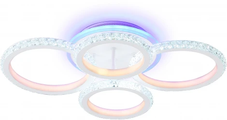 Потолочная люстра RGB Ambrella Original FA9524 (LED, 220V, пульт управления, кольцо)