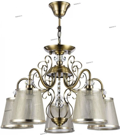 Потолочная люстра Freya Driana FR2405-PL-05-BZ (220V, подвески)
